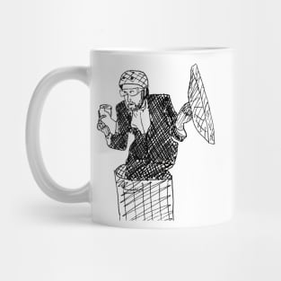 alex horne - dustbin defender Mug